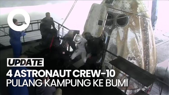 Video: Crew-10 Pulang ke Bumi, Para Astronaut Lakukan Penelitian Ini di ISS