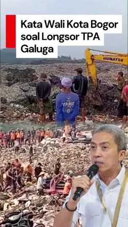 Video: Respons Wali Kota Bogor soal Insiden Maut Longsornya TPA Galuga