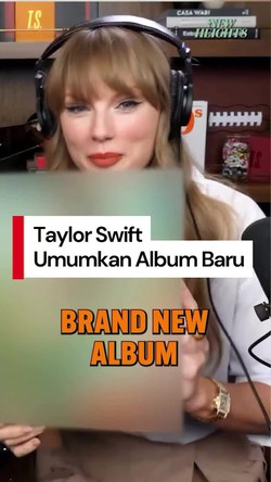 Video: Kejutan! Taylor Swift Umumkan Album Baru The Life of a Showgirl