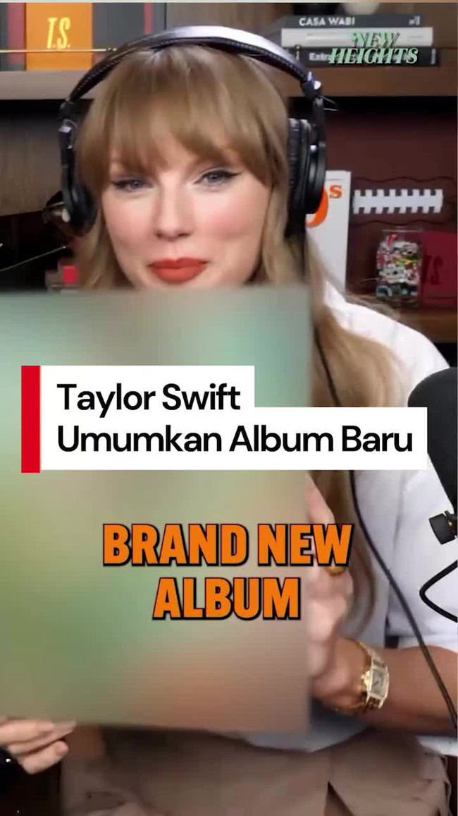Video: Kejutan! Taylor Swift Umumkan Album Baru The Life of a Showgirl