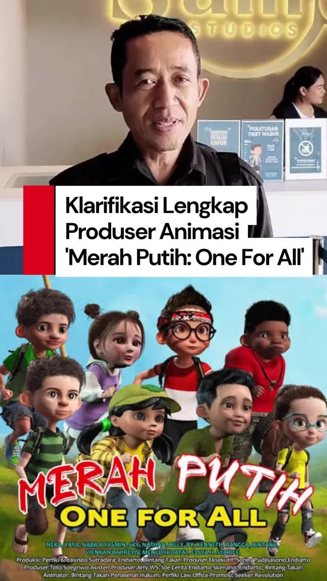 Video: Pengakuan Produser Animasi Merah Putih soal Dana Rp 6,7 M