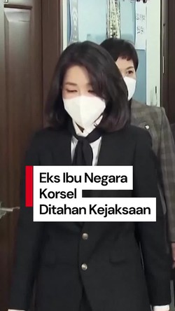 Video Susul Suaminya, Mantan Ibu Negara Korsel Ditahan