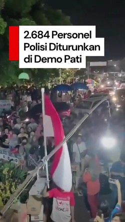 Video: Polisi Kerahkan 2.684 Personel untuk Amankan Demo di Pati Hari Ini