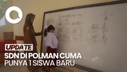 Video: Duh, SDN di Polman Terancam Tutup gegara Cuma Punya 1 Murid Baru