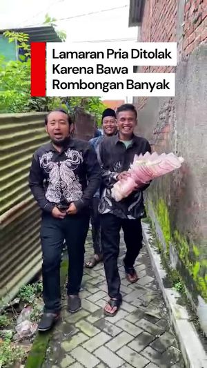 Video: Pilu, Lamaran Pria Sidoarjo Ditolak gegara Rombongan Kebanyakan