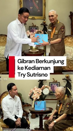 Video: Gibran Temui Try Sutrisno, Bawa Pesan dari Prabowo