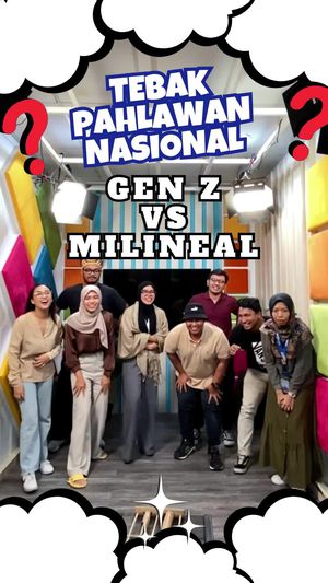 Video: Tebak Pahlawan Nasional, Milenial Vs Gen Z!