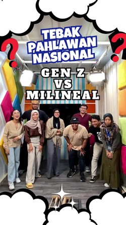 Video: Tebak Pahlawan Nasional, Milenial Vs Gen Z!