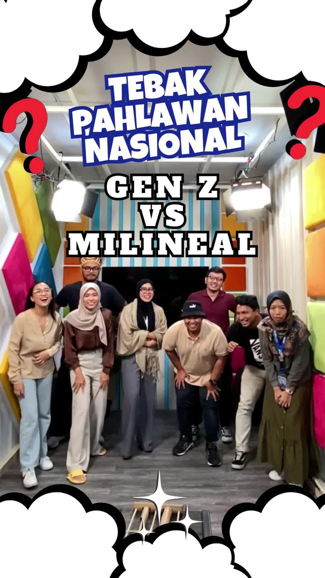Video: Tebak Pahlawan Nasional, Milenial Vs Gen Z!