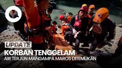 Video: Korban Tenggelam di Air Terjun Mangampa Maros Ditemukan Tewas