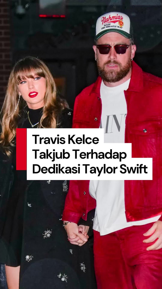 Video Taylor Swift Garap Album Baru saat Eras Tour, Travis Kelce Takjub