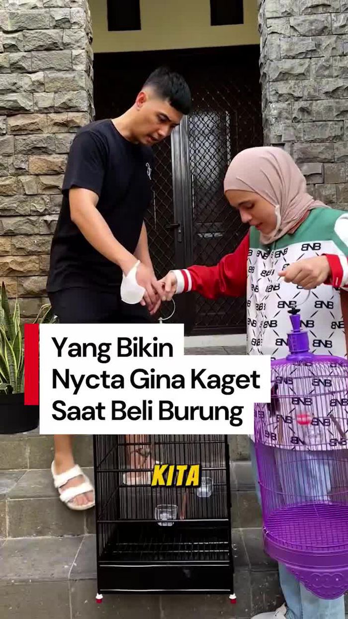 Video: Kagetnya Nycta Gina Saat Beli Burung untuk Sang Suami