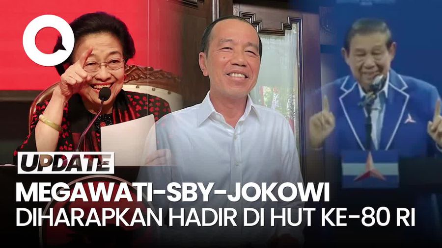Video: Istana Harap Megawati-SBY-Jokowi Hadiri Upacara HUT ke-80 RI