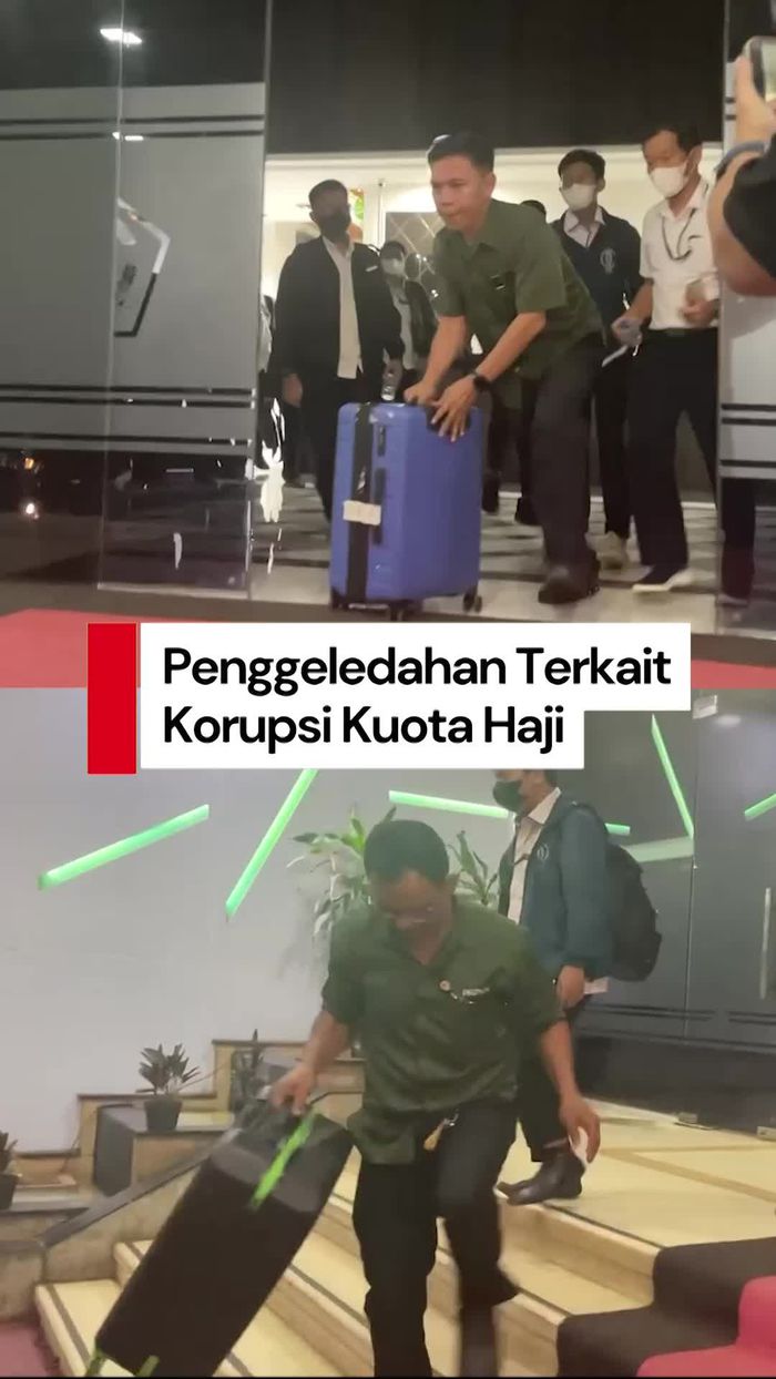 Video: KPK Bawa 3 Koper Usai Geledah Kantor Ditjen PHU Kemenag