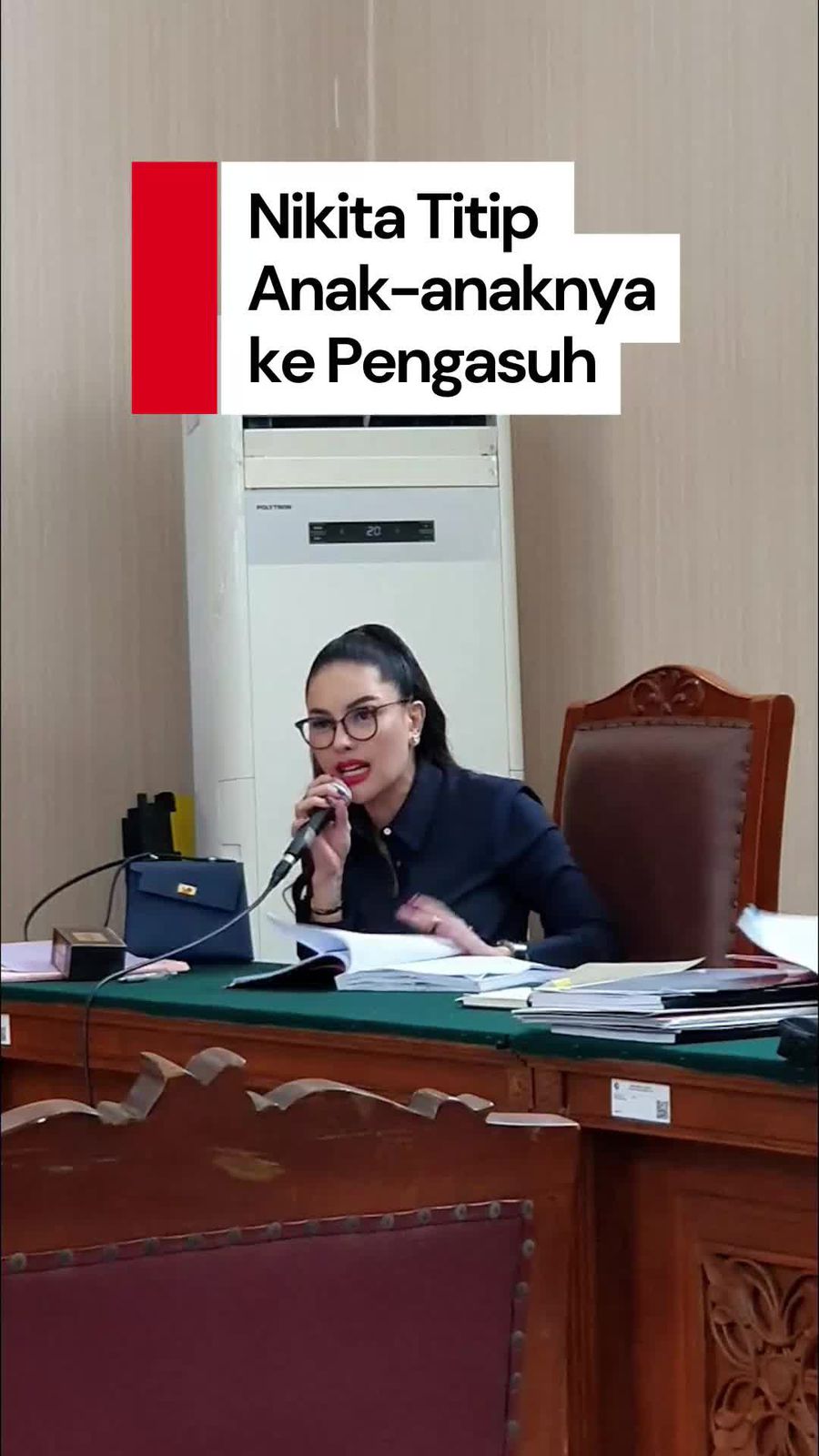 Video: Momen Nikita Mirzani Titip Anak-anak ke Pengasuh di Sidang