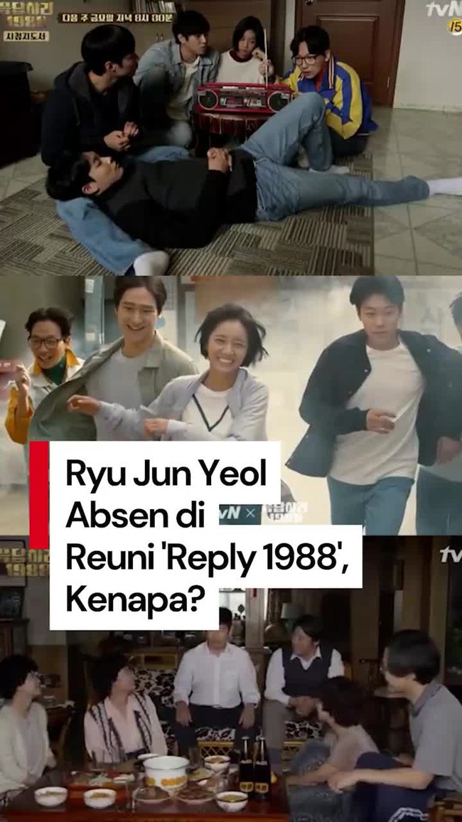 Video: Bakal Ada Reunian Reply 1988, Tapi Ryu Jun Yeol Nggak Ikut
