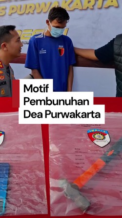 Video: Tampang Ade Mulyana ART Pelaku Pembunuhan Dea Purwakarta