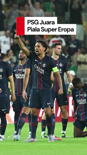 Video: Drama Comeback! PSG Juara Piala Super Eropa