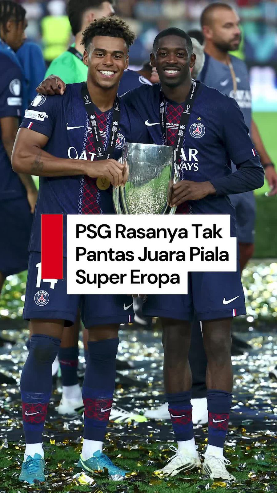 Video Enrique: Saya Rasa PSG Tak Pantas Juara Piala Super Eropa