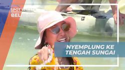 Menyegarkan Diri dengan Nyebur ke Sungai di Hutan Mangrove, Belitung