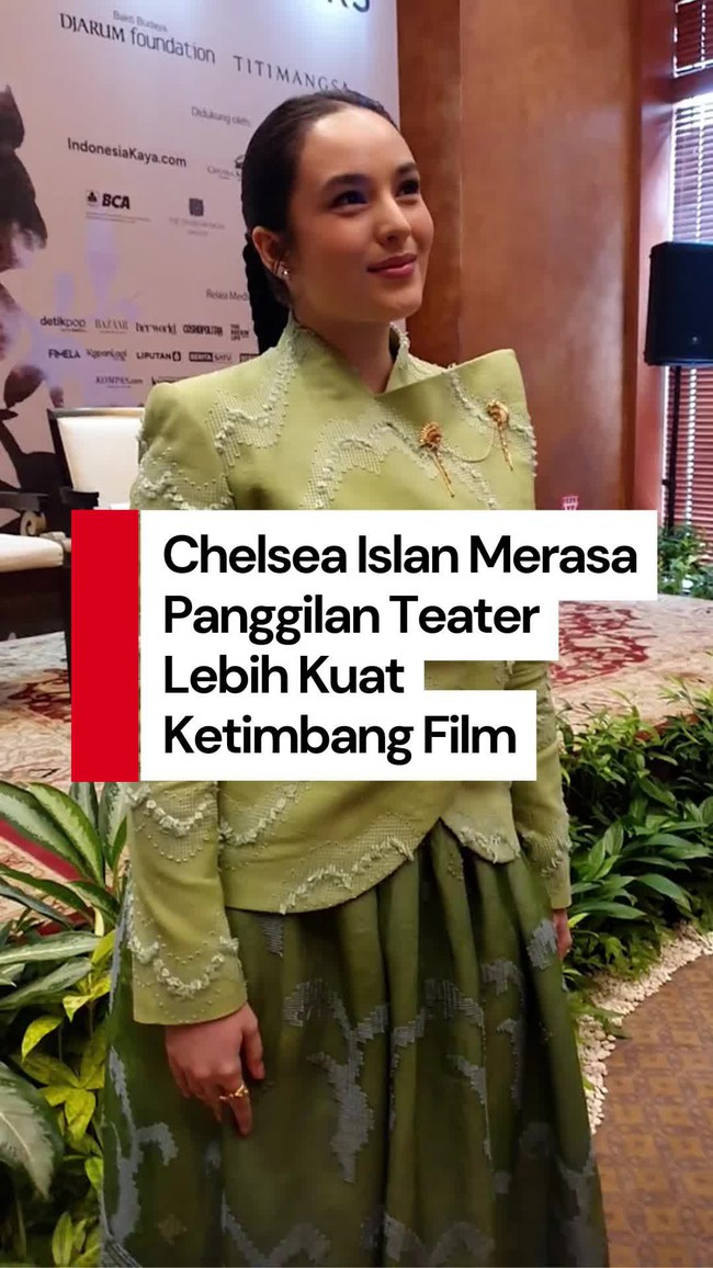 Video: Alasan Chelsea Islan Kini Lebih Sering Main Teater Ketimbang Film