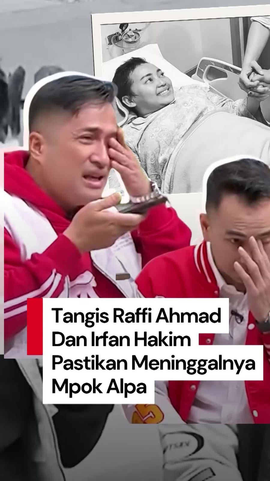 Video: Saat Raffi Ahmad dan Irfan Hakim Terima Kabar Mpok Alpa Meninggal