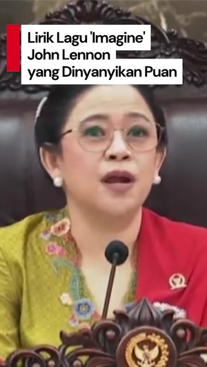 Video Terjemahan Lirik Imagine John Lennon yang Dinyanyikan Puan