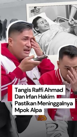 Video: Saat Raffi Ahmad-Irfan Hakim Terima Kabar Mpok Alpa Meninggal