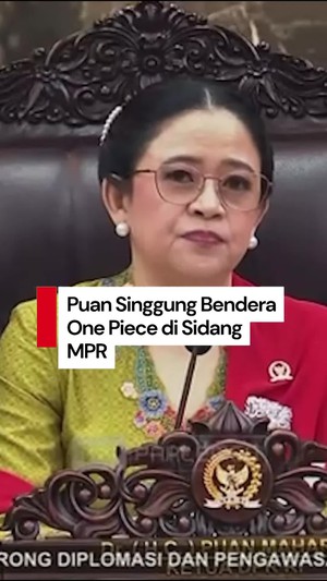 Video: Puan Sebut Kritikan Rakyat Kini Kreatif, Singgung Bendera One Piece