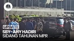 Video: SBY-AHY Tiba di Kompleks Parlemen, Hadiri Sidang Tahunan MPR