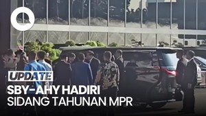 Video: SBY-AHY Tiba di Kompleks Parlemen, Hadiri Sidang Tahunan MPR