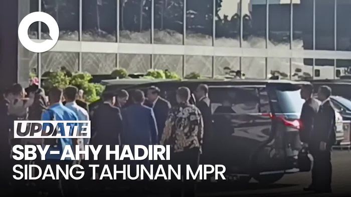 Video: SBY-AHY Tiba di Kompleks Parlemen, Hadiri Sidang Tahunan MPR