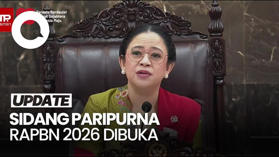 Video: Momen Puan Buka Sidang Paripurna Pembacaan Nota Keuangan APBN 2026