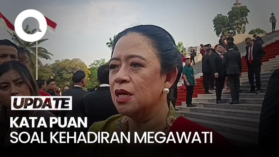 Video: Megawati Bakal Hadiri Upacara HUT Ke-80 RI di Istana? Ini Kata Puan