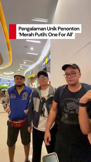 Video Cerita Penonton Ditegur Satpam saat Nonton Merah Putih di Bioskop