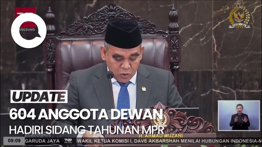 Video: Sidang Tahunan MPR Dimulai, 604 Anggota Dewan Hadir