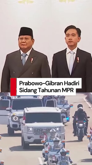 Video: Naik Maung Garuda, Prabowo-Gibran Hadiri Sidang Tahunan MPR