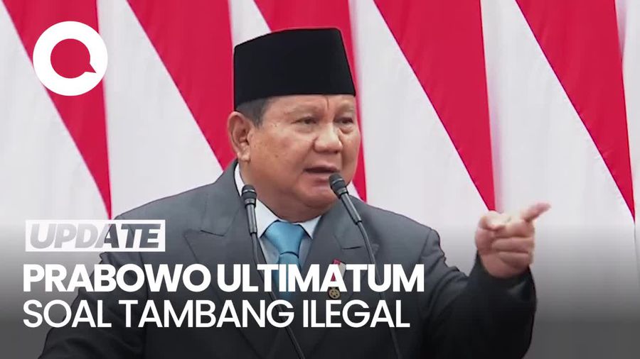 Video: Prabowo Ultimatum Jenderal Polri-TNI Jika Bekingi Tambang Ilegal