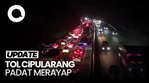 Video: Libur Panjang Kemerdekaan, Tol Cipularang Padat Malam Ini