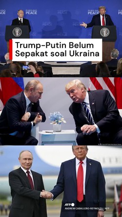 Video: 3 Jam Bertemu, Trump-Putin Belum Sepakat soal Perang Ukraina
