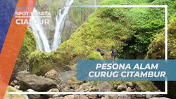 Taklukkan Pesona Alam Curug Citambur di Cianjur