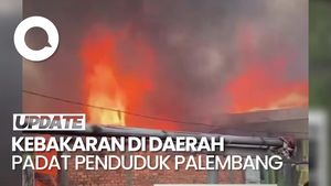 Video: 19 Rumah Padat Penduduk Terbakar di Palembang