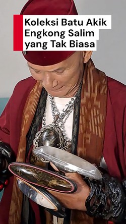  Video: Engkong Salim 25 Tahun Koleksi Batu Akik, Total Harga Capai Rp 100 Juta