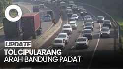 Video: Libur Panjang Kemerdekaan, Tol Cipularang Arah Bandung Padat!
