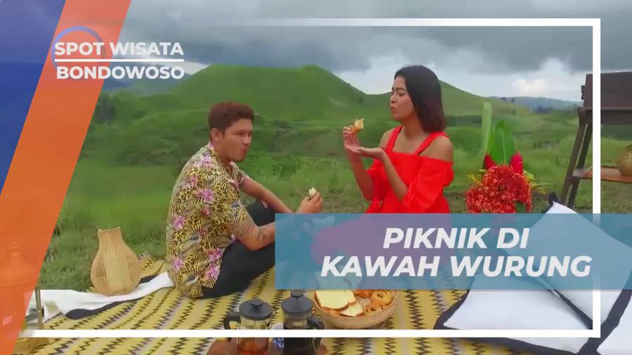 Piknik Santai di Kawah Wurung yang Eksotis, Bondowoso  