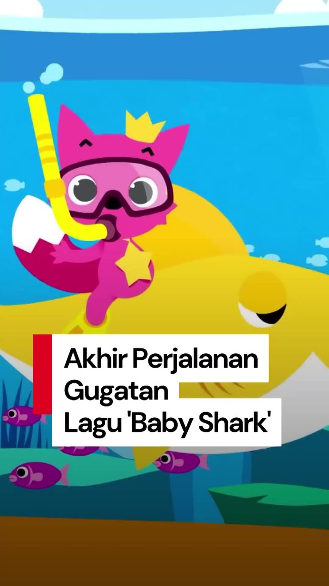 Video: Tok! Lagu Baby Shark Resmi Dinyatakan Bukan Plagiat