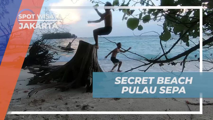 Menikmati Pesona Secret Beach Pulau Sepa di Jakarta