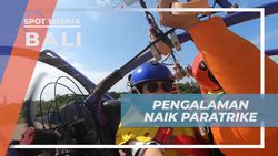 Mengalami Sensasi Unik Naik Paratrike di Bali