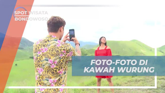 Foto-foto Seru di Kawah Wurung, Bondowoso  