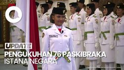 Video: Mensesneg Kukuhkan 76 Anggota Paskibraka 2025 di Istana Negara